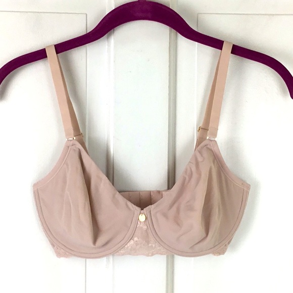 Natori Women's Bliss Perfection Unlined Underwire Bra - Soft Molded Cup For Natural Shape